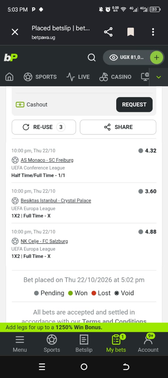 Pending Ticket