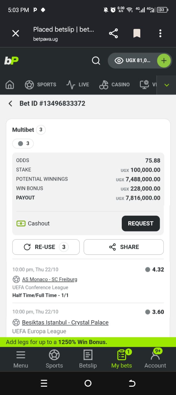 Pending Ticket